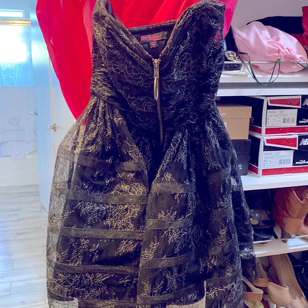 Betsy Johnson black cocktail dress